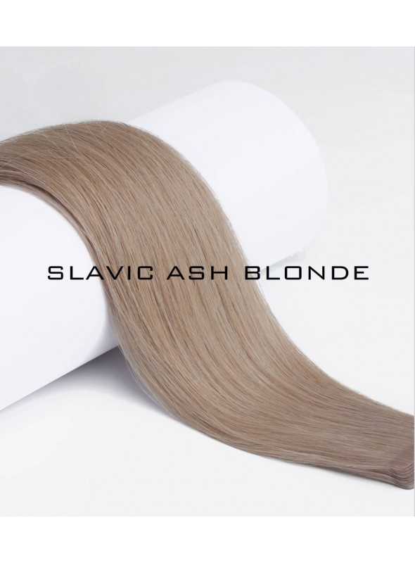 MOUNIR WŁOSY PRZEDŁUŻANE NATURALNE 60CM NA TAŚMĘ - KOLOR BABY BLONDE