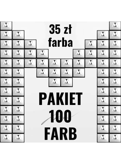 Mounir mega pakiet 100 farb w promocyjnej cenie 35zł farba